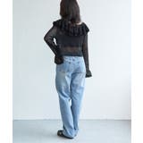 メッシュフリルジップカーディガン | VENCE share style【WOMEN】 | 詳細画像11 