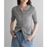 麻タッチ襟付きカーディガン | VENCE share style【WOMEN】 | 詳細画像21