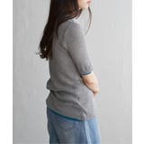 麻タッチ襟付きカーディガン | VENCE share style【WOMEN】 | 詳細画像22