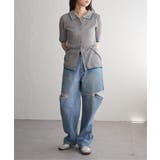 麻タッチ襟付きカーディガン | VENCE share style【WOMEN】 | 詳細画像24