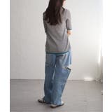 麻タッチ襟付きカーディガン | VENCE share style【WOMEN】 | 詳細画像27