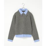 アルパカタッチシャツドッキングカーディガン | VENCE share style【WOMEN】 | 詳細画像23 