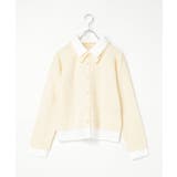 アルパカタッチシャツドッキングカーディガン | VENCE share style【WOMEN】 | 詳細画像24 