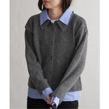 アルパカタッチシャツドッキングカーディガン | VENCE share style【WOMEN】 | 詳細画像2 