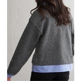 アルパカタッチシャツドッキングカーディガン | VENCE share style【WOMEN】 | 詳細画像4 