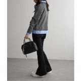 アルパカタッチシャツドッキングカーディガン | VENCE share style【WOMEN】 | 詳細画像5 