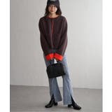 アルパカタッチ配色カーディガン | VENCE share style【WOMEN】 | 詳細画像7 