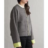 アルパカタッチ配色カーディガン | VENCE share style【WOMEN】 | 詳細画像11 