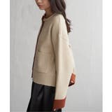 アルパカタッチ配色カーディガン | VENCE share style【WOMEN】 | 詳細画像17 