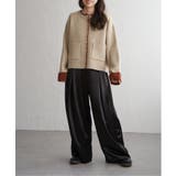 アルパカタッチ配色カーディガン | VENCE share style【WOMEN】 | 詳細画像23 