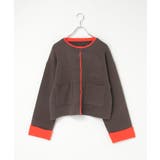 アルパカタッチ配色カーディガン | VENCE share style【WOMEN】 | 詳細画像24 