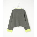 アルパカタッチ配色カーディガン | VENCE share style【WOMEN】 | 詳細画像27 