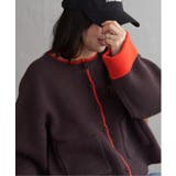 アルパカタッチ配色カーディガン | VENCE share style【WOMEN】 | 詳細画像1 