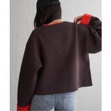 アルパカタッチ配色カーディガン | VENCE share style【WOMEN】 | 詳細画像5 