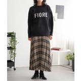 FIOREロゴジャガードニット | VENCE share style【WOMEN】 | 詳細画像7 