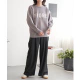 FIOREロゴジャガードニット | VENCE share style【WOMEN】 | 詳細画像9 