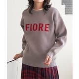 グレー | FIOREロゴジャガードニット | VENCE share style【WOMEN】