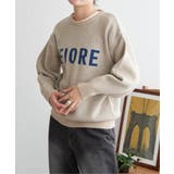 ベージュ | FIOREロゴジャガードニット | VENCE share style【WOMEN】
