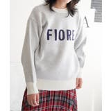FIOREロゴジャガードニット | VENCE share style【WOMEN】 | 詳細画像2 