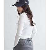 ダブルジップショートリブニット | VENCE share style【WOMEN】 | 詳細画像8 