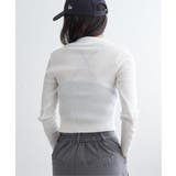 ダブルジップショートリブニット | VENCE share style【WOMEN】 | 詳細画像9 