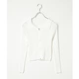 ダブルジップショートリブニット | VENCE share style【WOMEN】 | 詳細画像17 