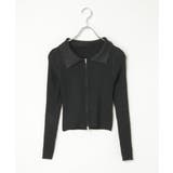 ダブルジップショートリブニット | VENCE share style【WOMEN】 | 詳細画像18 