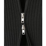 ダブルジップショートリブニット | VENCE share style【WOMEN】 | 詳細画像24 