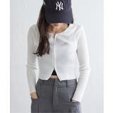 ダブルジップショートリブニット | VENCE share style【WOMEN】 | 詳細画像3 