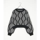 5Gヒョウタン柄ジャガードプルオーバー | VENCE share style【WOMEN】 | 詳細画像14 