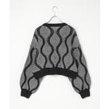 5Gヒョウタン柄ジャガードプルオーバー | VENCE share style【WOMEN】 | 詳細画像15 