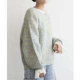 ミックスアームウォーマー風Vネックプルオーバー | VENCE share style【WOMEN】 | 詳細画像6 