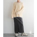 フェイクフェザー天竺プルオーバー | VENCE share style【WOMEN】 | 詳細画像18 