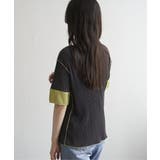 プリーツ袖配色トップス | VENCE share style【WOMEN】 | 詳細画像5 