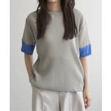 プリーツ袖配色トップス | VENCE share style【WOMEN】 | 詳細画像8 