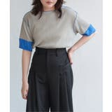 プリーツ袖配色トップス | VENCE share style【WOMEN】 | 詳細画像13 