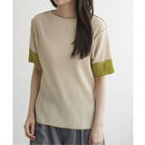 プリーツ袖配色トップス | VENCE share style【WOMEN】 | 詳細画像16 