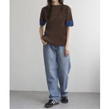 プリーツ袖配色トップス | VENCE share style【WOMEN】 | 詳細画像28 