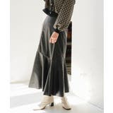 合皮切り替えマーメイドスカート | VENCE share style【WOMEN】 | 詳細画像12 