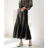 合皮切り替えマーメイドスカート | VENCE share style【WOMEN】 | 詳細画像1 