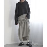 グレイ | ベネシャンギャザースカート | VENCE share style【WOMEN】