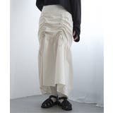ベネシャンギャザースカート | VENCE share style【WOMEN】 | 詳細画像2