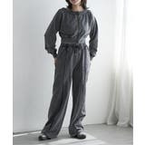 【セットアップ対応】ケミカルスウェットパンツ | VENCE share style【WOMEN】 | 詳細画像4 