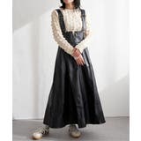 ブラック | 合皮ジャンスカ | VENCE share style【WOMEN】