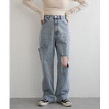ダメージワイドデニムパンツ | VENCE share style【WOMEN】 | 詳細画像6 