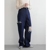 ダメージワイドデニムパンツ | VENCE share style【WOMEN】 | 詳細画像15 