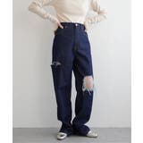 ダメージワイドデニムパンツ | VENCE share style【WOMEN】 | 詳細画像17 