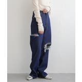 ダメージワイドデニムパンツ | VENCE share style【WOMEN】 | 詳細画像18 