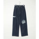 ダメージワイドデニムパンツ | VENCE share style【WOMEN】 | 詳細画像30 