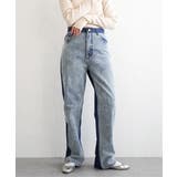 センター切り替えワイドデニムパンツ | VENCE share style【WOMEN】 | 詳細画像9
